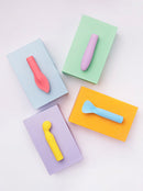 colorful vibrators on display