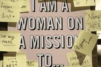 i am a woman on a mission to...