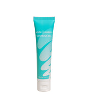 A tube of personal lubricant with a turquoise label, branded as 'smilemakers GENEROUS GEL'.